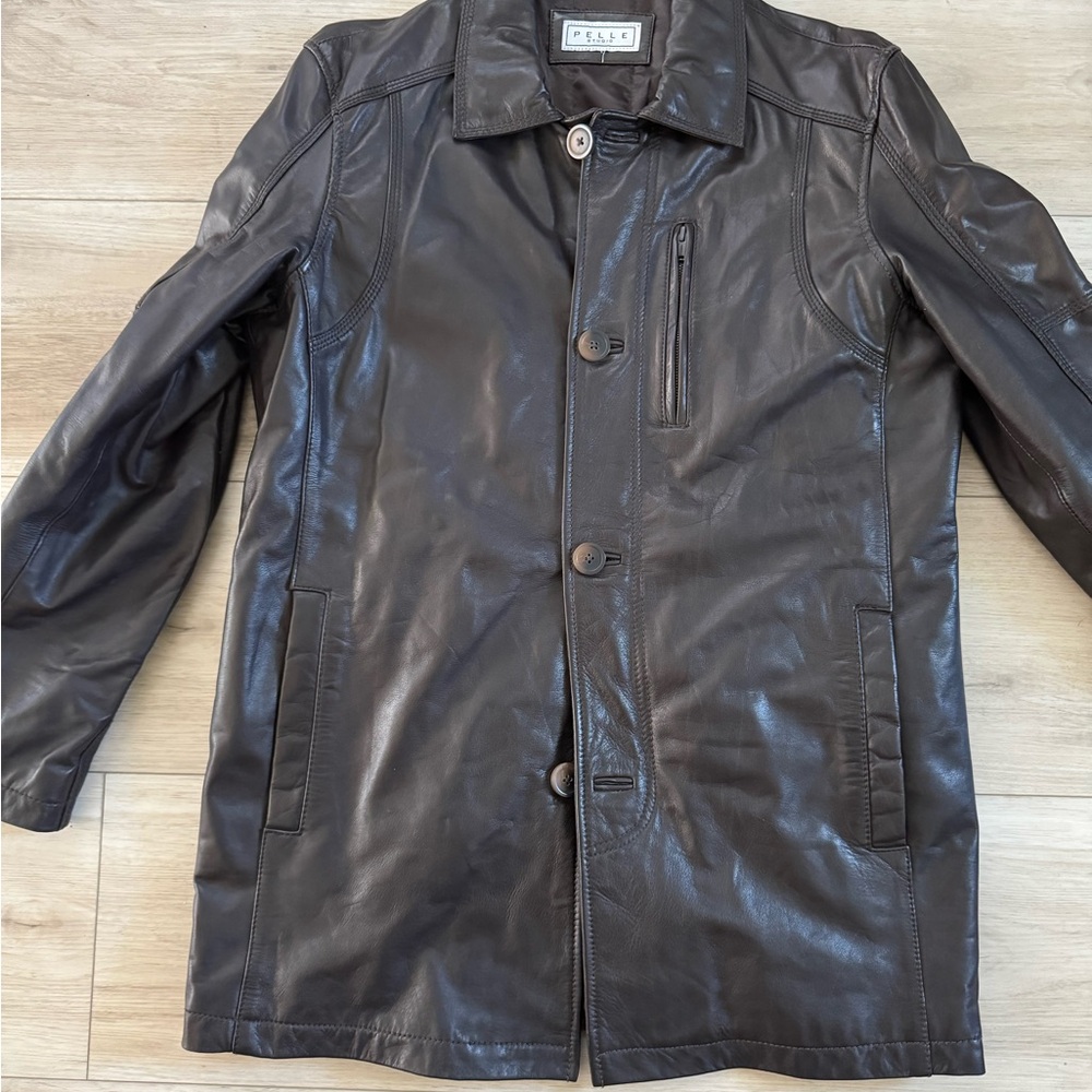 Men's Black Leather Jacket